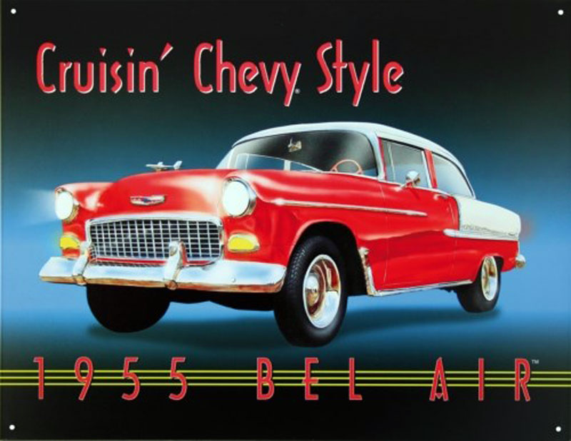 www.us-car-teile-center.de - BLECHSCHILD CRUISIN CHEVY